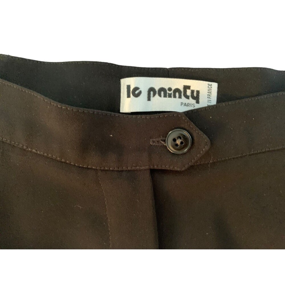NWOT Le Painty Paris Women size FR 46/US 14 Black High Rise Chelsea Trousers - Picture 3 of 8